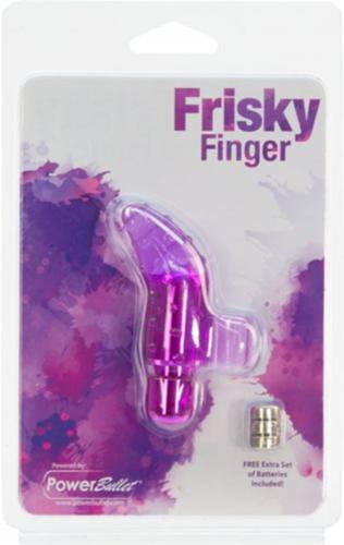 Frisky Finger Vibrator mit Bullet – Lila