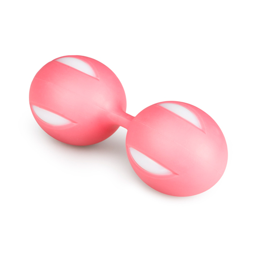 Wiggle Duo Kegel Ball – pink/weiß
