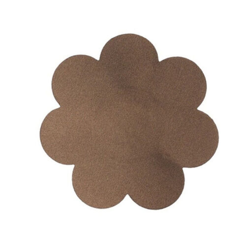 BYE BRA KÖRPERBAND 5M X 6,5 CM + 3 PAARE SATIN-NIPPEL-ABDECKUNGEN DUNKELBRAUN – Bild 3