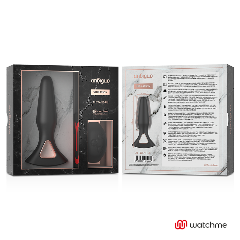 AMBIGUO WATCHME FERNBEDIENUNG VIBRATOR STECKER ANAL ALEXANDRU – Bild 3
