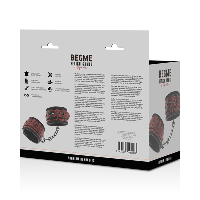 BEGME RED EDITION HANDSCHELLEN – Bild 9