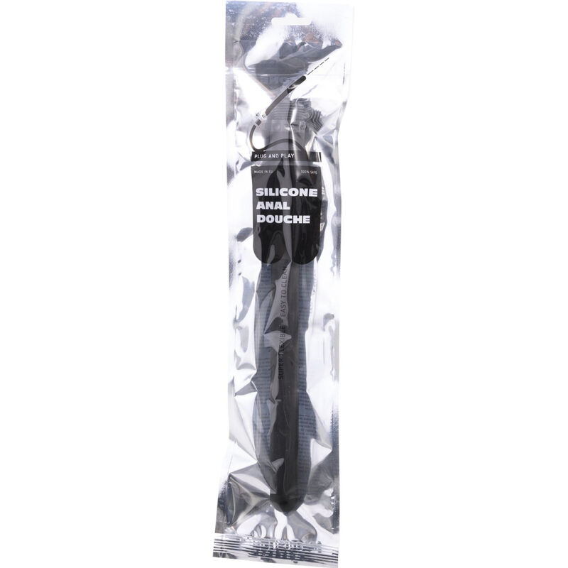 GANZ SCHWARZ SILIKON ANAL DOUCHE 27CM – Bild 2