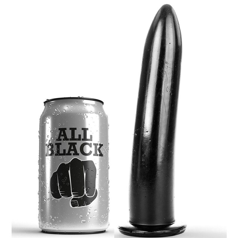 GANZ SCHWARZER DILDO 20CM