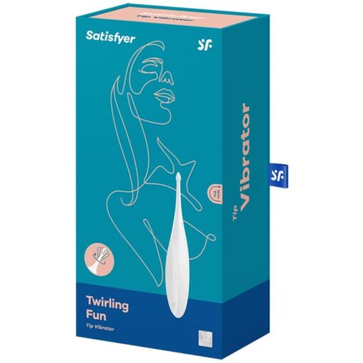 SATISFYER TWIRLING FUN TIP VIBRATOR - WEISS – Bild 4