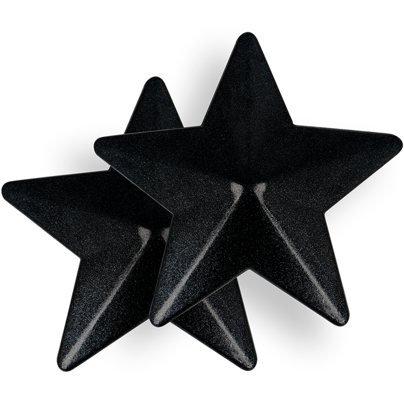 COQUETTE CHIC DESIRE NIPPLE COVER - SCHWARZE STERNE – Bild 3