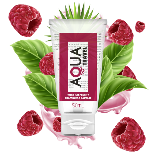 AQUA TRAVEL SCHMIERMITTEL AUF WASSERBASIS MIT WILD-HIMBEER-GESCHMACK ? 50 ML