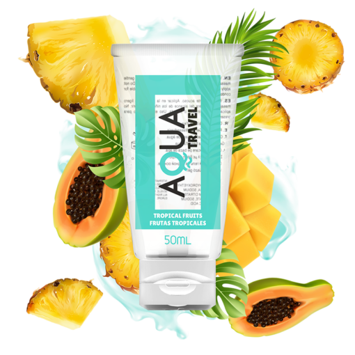 AQUA TRAVEL FLAVOUR SCHMIERMITTEL AUF WASSERBASIS TROPISCHE FRÜCHTE ? 50 ML