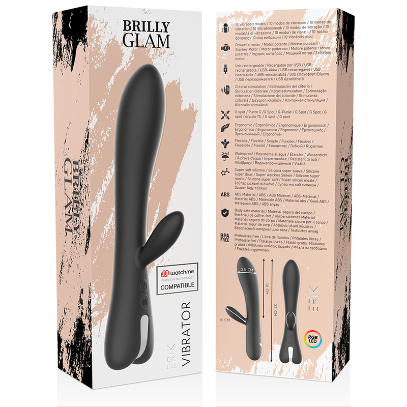 BRILLY GLAM ERIK VIBRATOR WATCHME WIRELESS-TECHNOLOGIE KOMPATIBEL – Bild 12