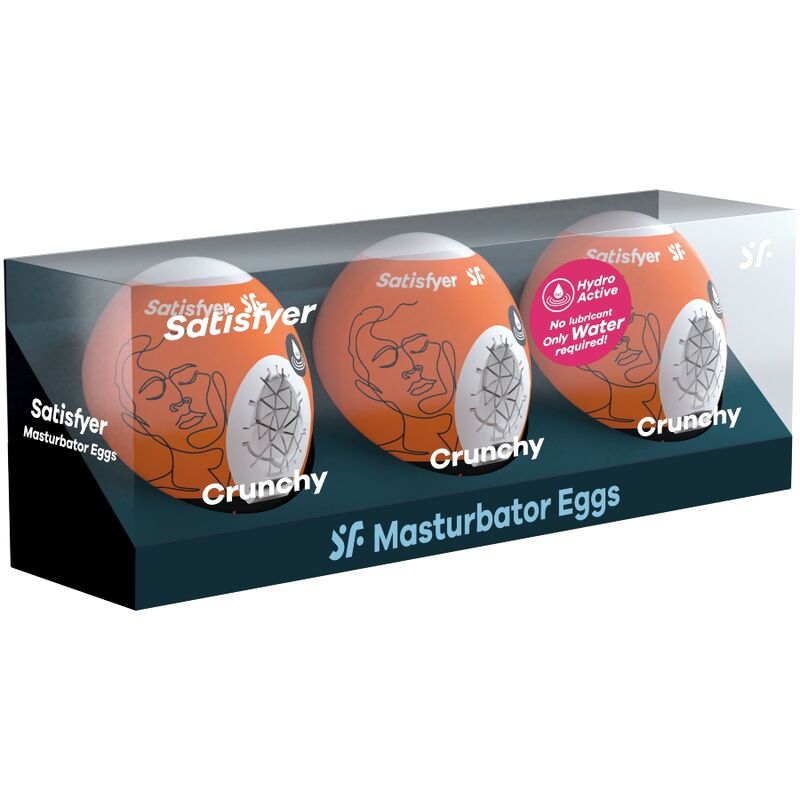 SATISFYER 3 MASTURBATOR-EIER - KNUSPRIG – Bild 2