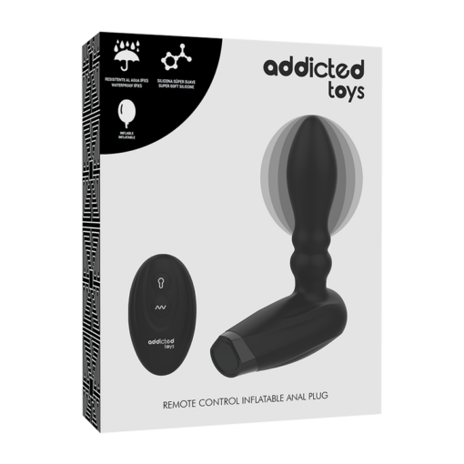 ADDICTED TOYS AUFBLASBARER FERNBEDIENUNGSSTECKER - 10 VIBRATIONSMODI – Bild 5