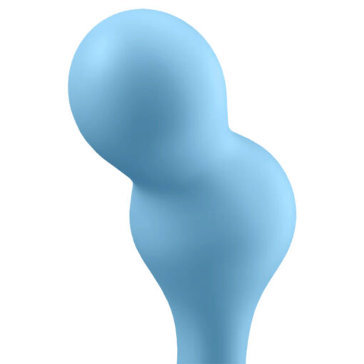 SATISFYER DEEP DIVER VIBRATING PLUG APP - BLUE – Bild 3