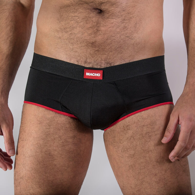Macho MS24A Slip Dunkelrot – Größe XL