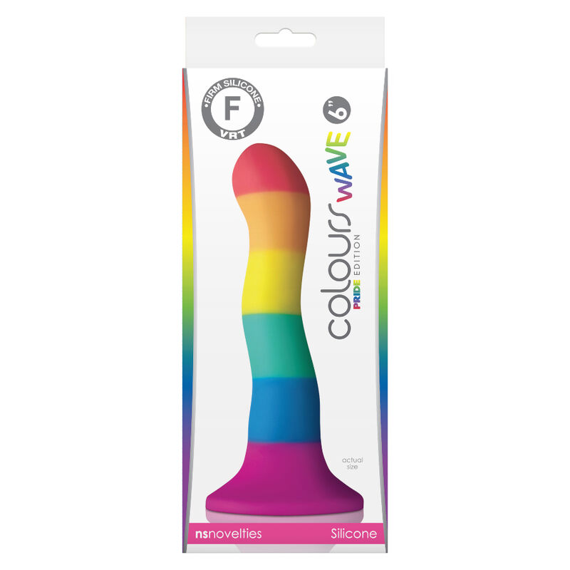 PRIDE - LGBT FLAGGE DILDO WELLE 17 CM – Bild 2