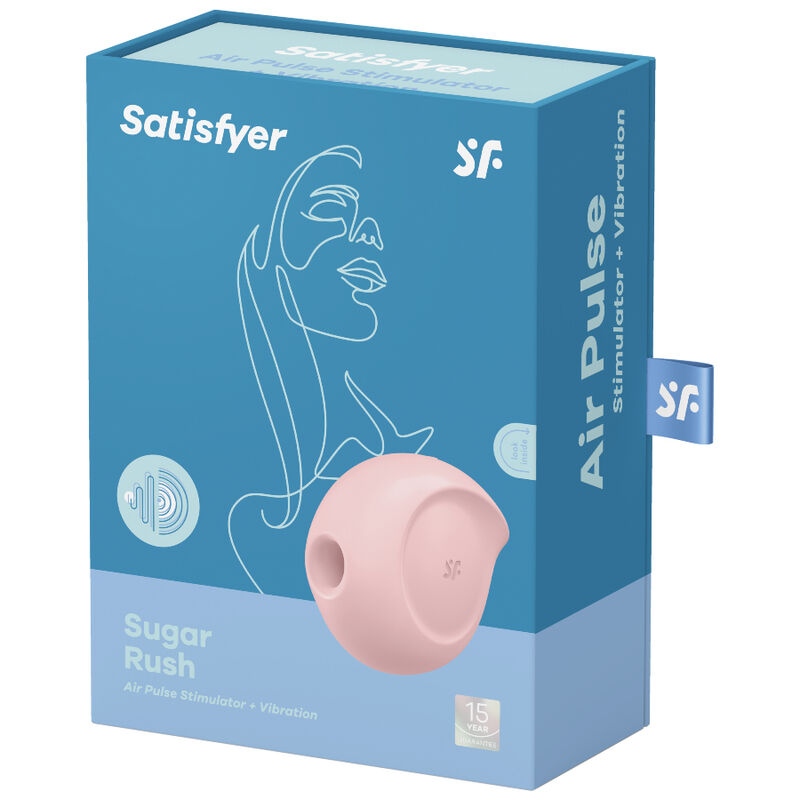 SATISFYER SUGAR RUSH STIMULATOR & VIBRATOR - ROSA – Bild 4