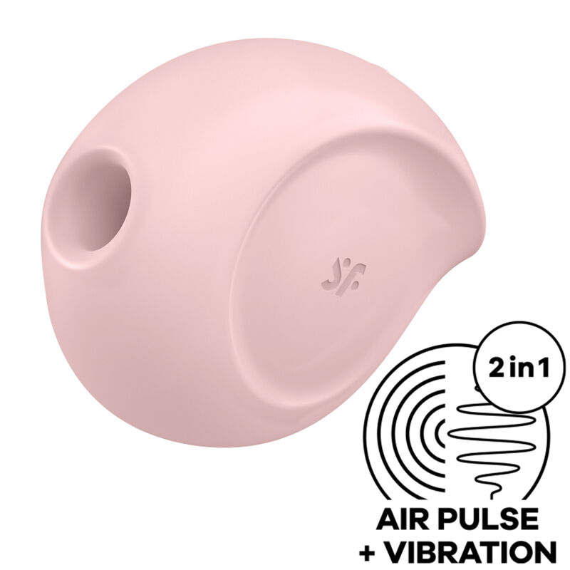 SATISFYER SUGAR RUSH STIMULATOR & VIBRATOR - ROSA