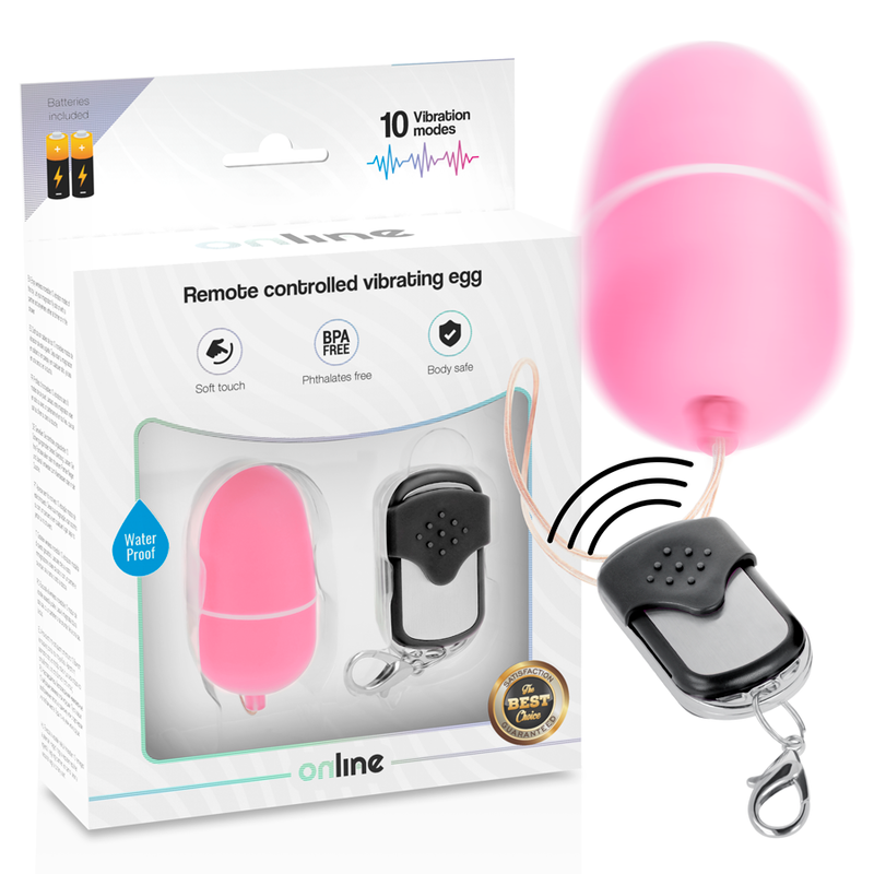ONLINE FERNBEDIENUNG VIBRIERENDES EI M - PINK
