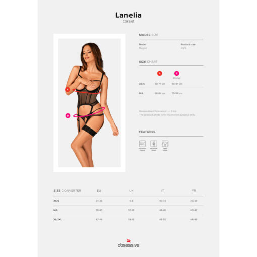 OBSESSIVE - LANELIA KORSETT XS/S – Bild 5