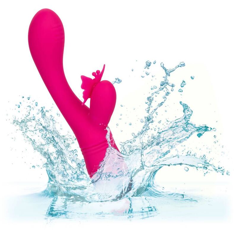 CALIFORNIA EXOTICS BUTTERFLY KISS FLUTTER ROSA – Bild 7