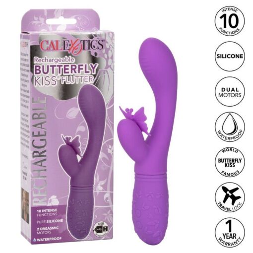 CALIFORNIA EXOTICS BUTTERFLY KISS FLUTTER VIOLETT
