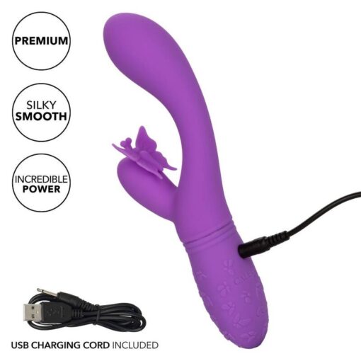 CALIFORNIA EXOTICS BUTTERFLY KISS FLUTTER VIOLETT – Bild 3