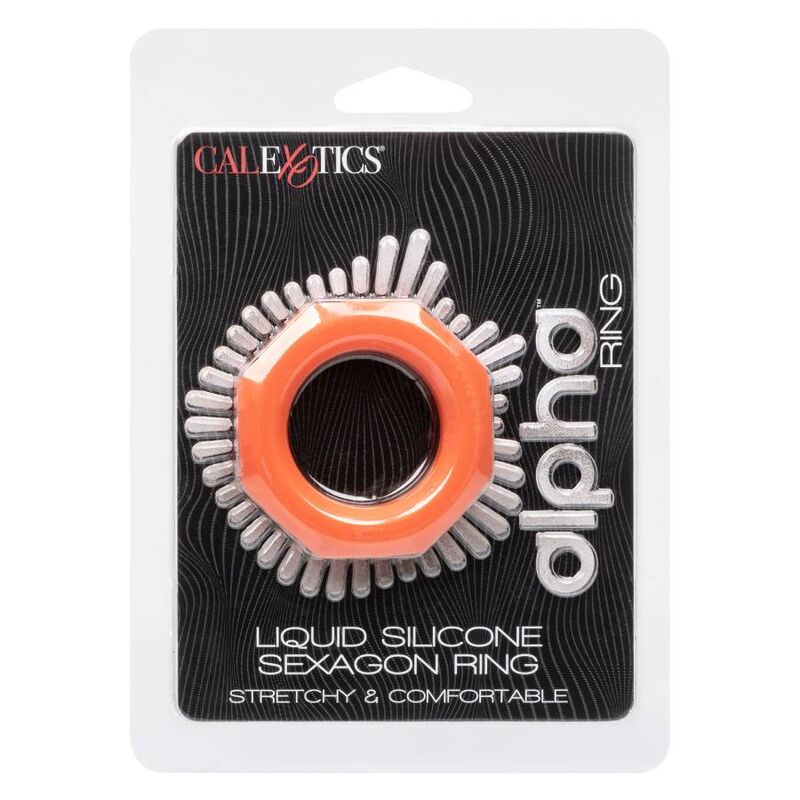 CALIFORNIA EXOTICS ALPHA SEXAGON RING ORANGE – Bild 8