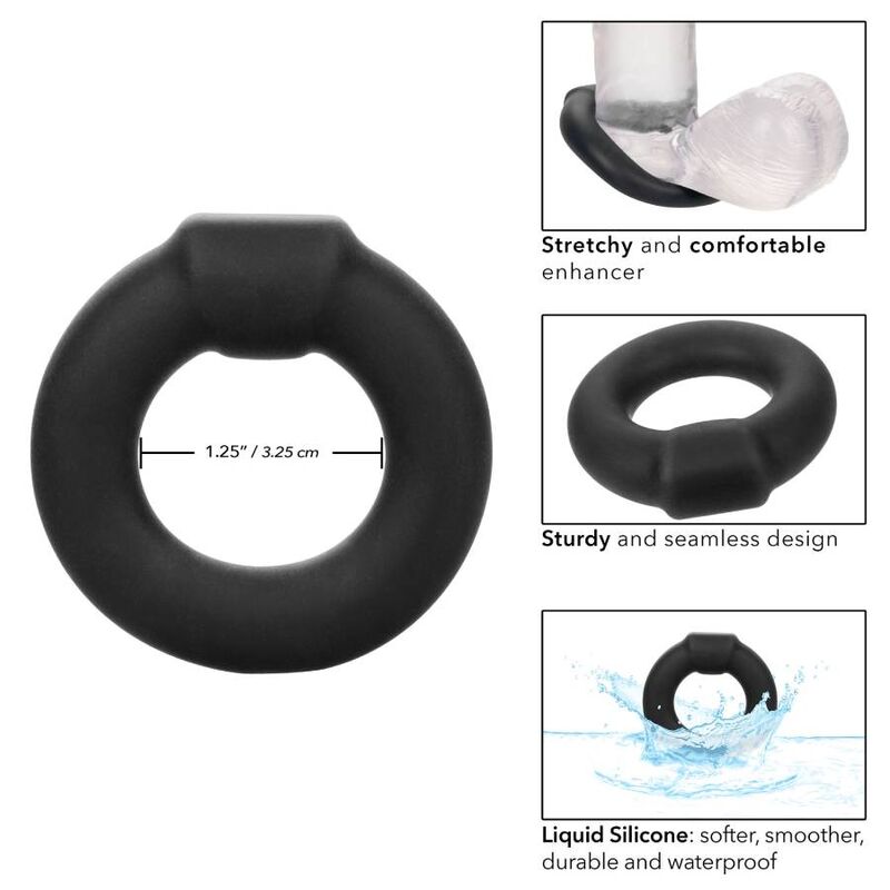 CALIFORNIA EXOTICS ALPHA OPTIMUM RING SCHWARZ – Bild 3