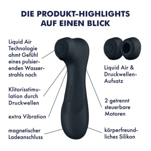 SATISFYER PRO 2 GENERATION 3 LIQUID AIR TECHNOLOGY - BLACK – Bild 7