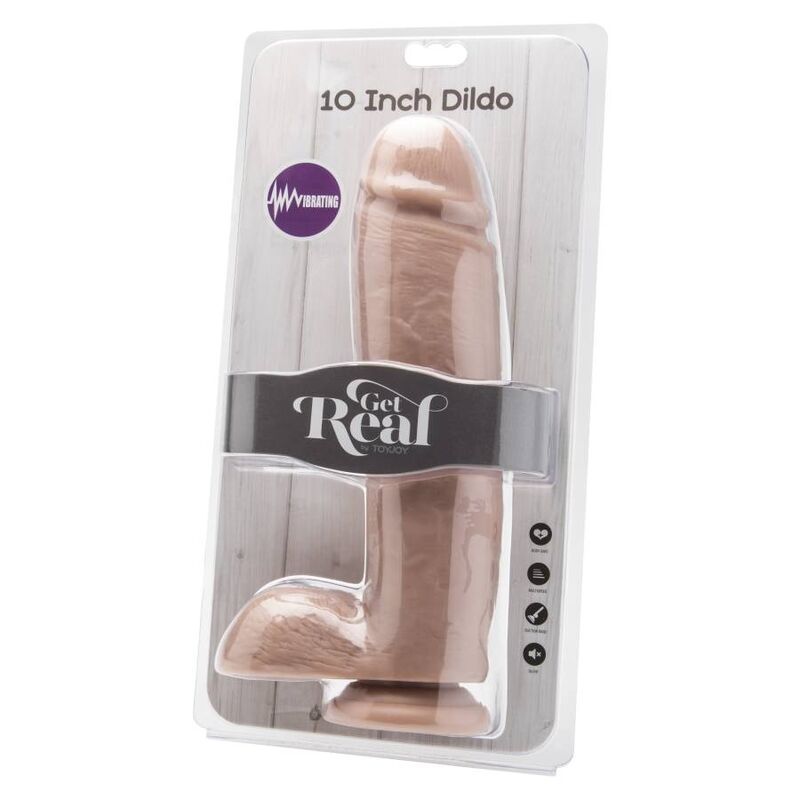 WERDEN SIE REAL - DILDO 25,5 CM MIT KUGELN VIBRATOR HAUT – Bild 2