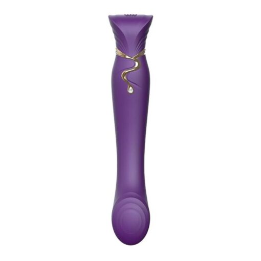 ZALO - QUEEN SET PULSE WAVE CLIT STIM PURPLE – Bild 2