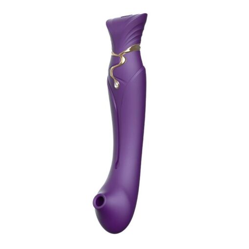 ZALO - QUEEN SET PULSE WAVE CLIT STIM PURPLE – Bild 4
