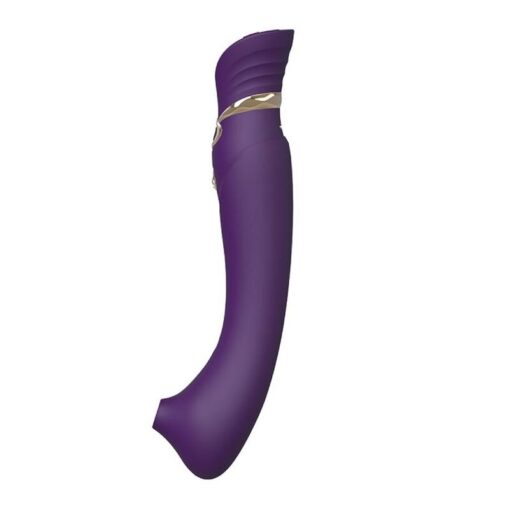 ZALO - QUEEN SET PULSE WAVE CLIT STIM PURPLE – Bild 10
