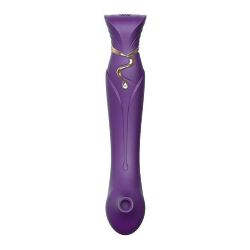 ZALO - QUEEN SET PULSE WAVE CLIT STIM PURPLE – Bild 5