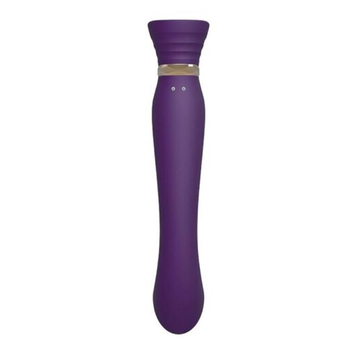 ZALO - QUEEN SET PULSE WAVE CLIT STIM PURPLE – Bild 8