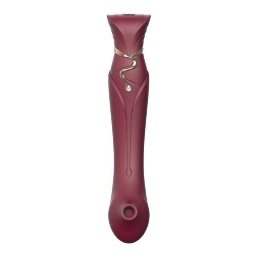 ZALO - QUEEN SET PULSE WAVE CLIT STIM RED – Bild 5