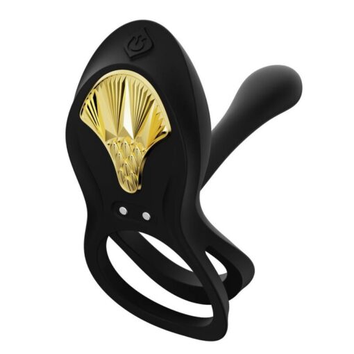 ZALO - BAYEK VIBRATING COUPLES RING BLACK – Bild 2