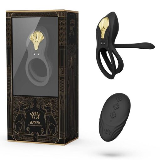 ZALO - BAYEK VIBRATING COUPLES RING BLACK – Bild 20