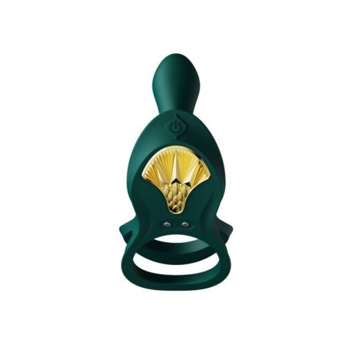 ZALO - BAYEK VIBRATING COUPLES RING GREEN – Bild 6