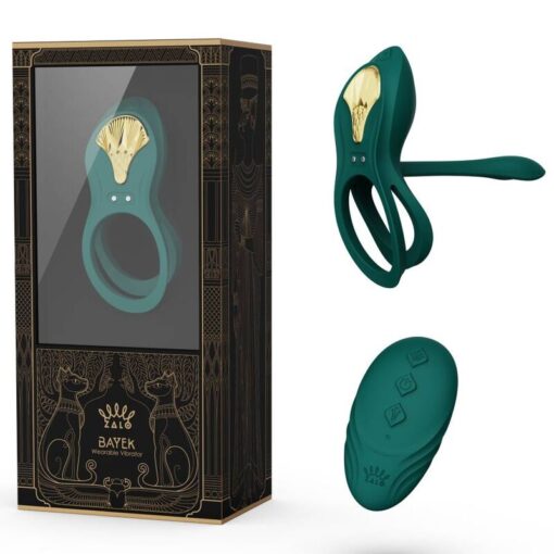 ZALO - BAYEK VIBRATING COUPLES RING GREEN – Bild 20