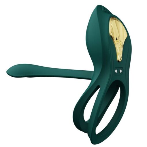 ZALO - BAYEK VIBRATING COUPLES RING GREEN – Bild 7