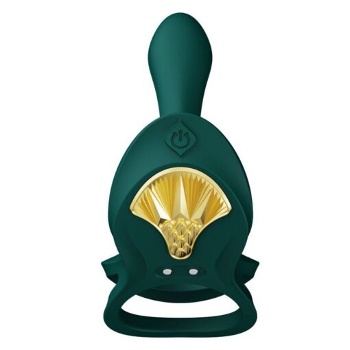 ZALO - BAYEK VIBRATING COUPLES RING GREEN – Bild 4