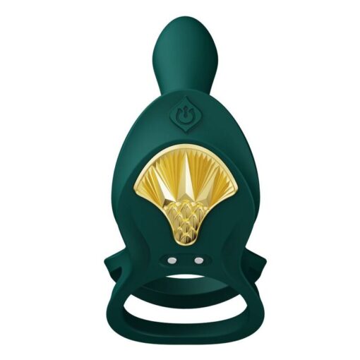 ZALO - BAYEK VIBRATING COUPLES RING GREEN – Bild 5