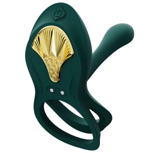 ZALO - BAYEK VIBRATING COUPLES RING GREEN – Bild 2