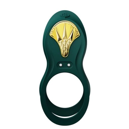 ZALO - BAYEK VIBRATING COUPLES RING GREEN – Bild 10