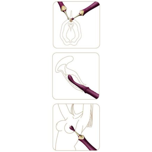 ZALO - BESS 2 CLITORAL MASSAGER PURPLE – Bild 12