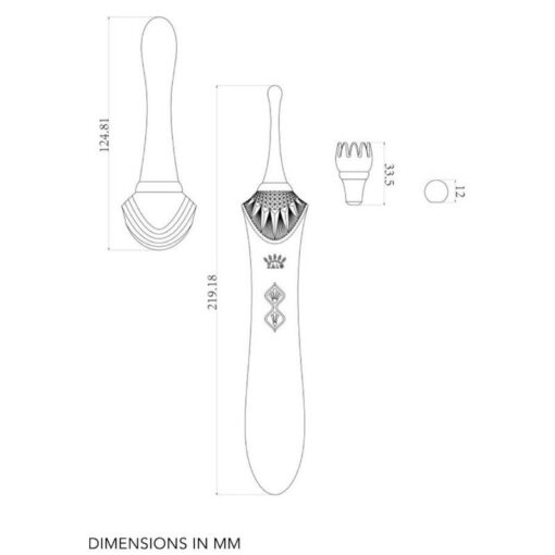 ZALO - BESS 2 CLITORAL MASSAGER PURPLE – Bild 13