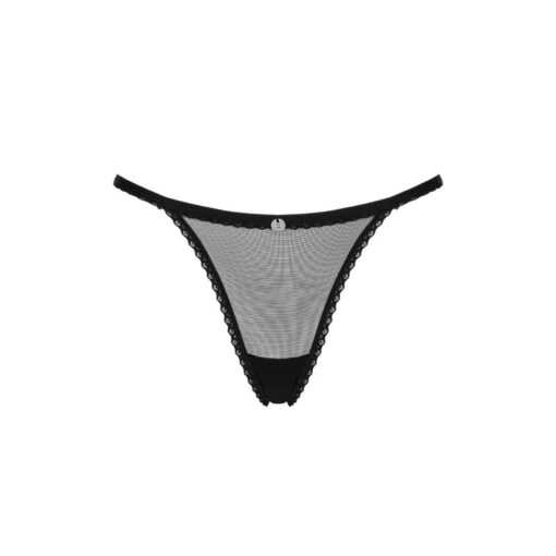 OBSESSIVE - CELIA NOIR STRING XL/XXL – Bild 5