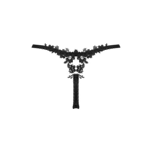 OBSESSIVE - CELIA NOIR STRING XL/XXL – Bild 6