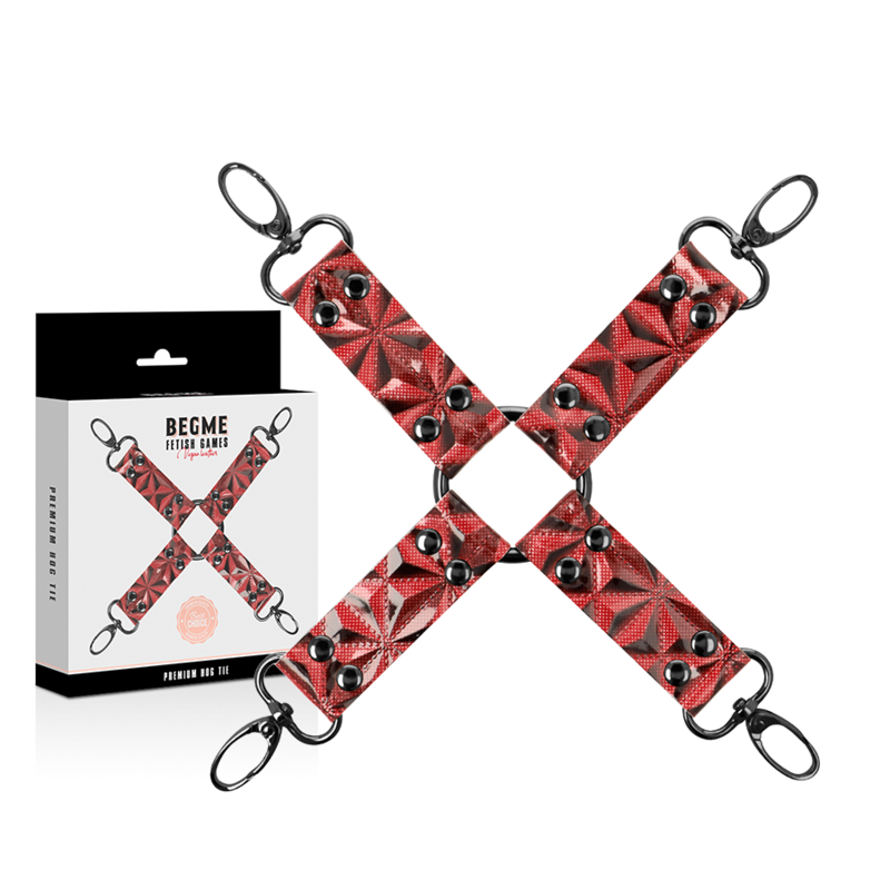 BEGME RED EDITION HOG KRAWATTE VEGANES LEDER