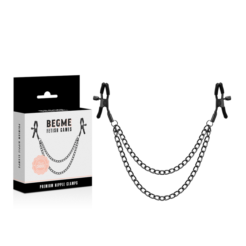 BEGME RED EDITION NIPPELCLIPS MIT KETTE