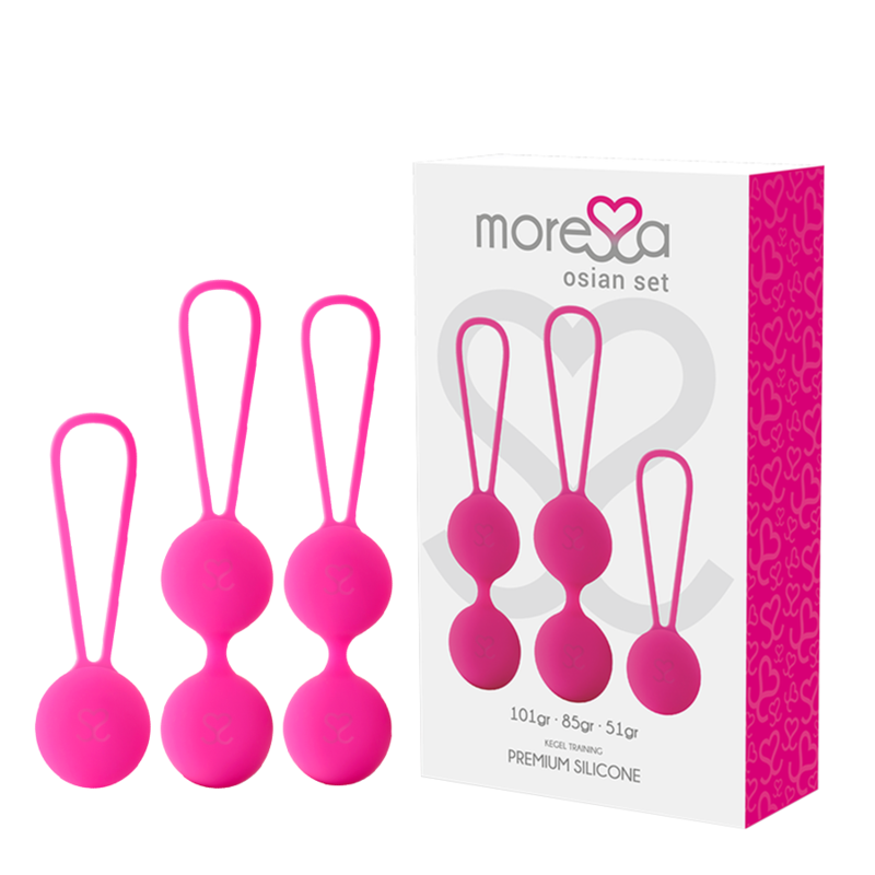 MORESSA OSIAN SET PREMIUM SILICONE ROSA